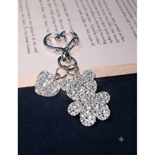 Брелок Swarovski Color Bear — Silver