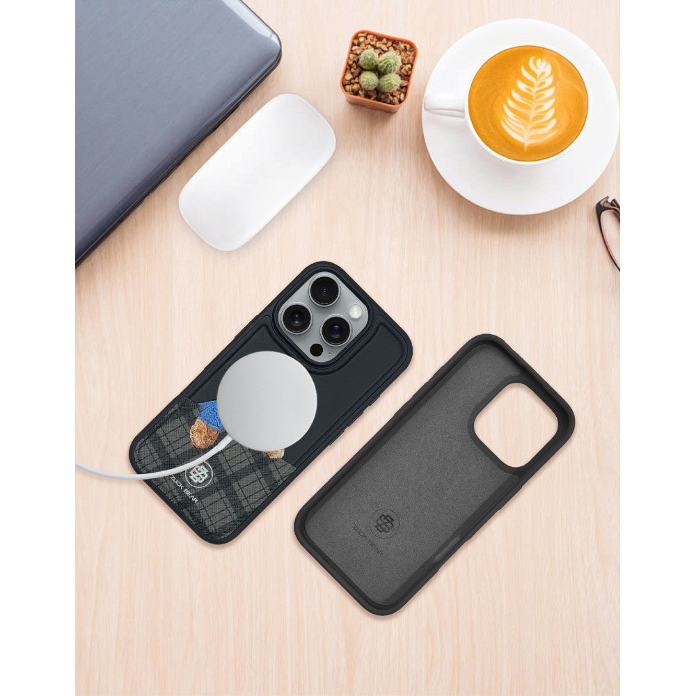 Накладка Чехлы Polo Darren Leather Case with Magsafe iPhone 16 Pro — Black