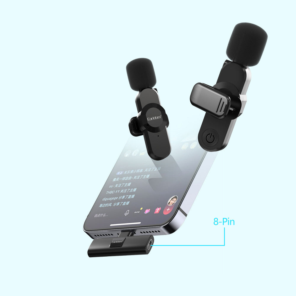Wireless Microphone for Lightning Phone - Earldom ET-MC8L