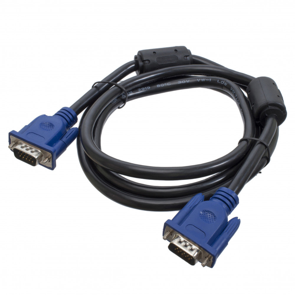 Cable VGA (M) - VGA (M) 1.5m Black