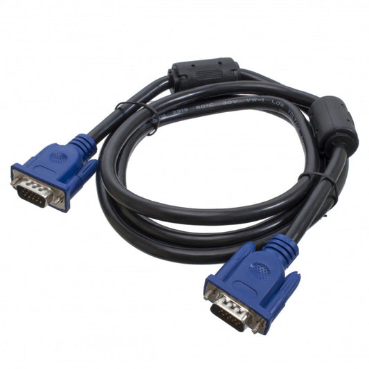 Cable VGA (M) - VGA (M) 1.5m Black