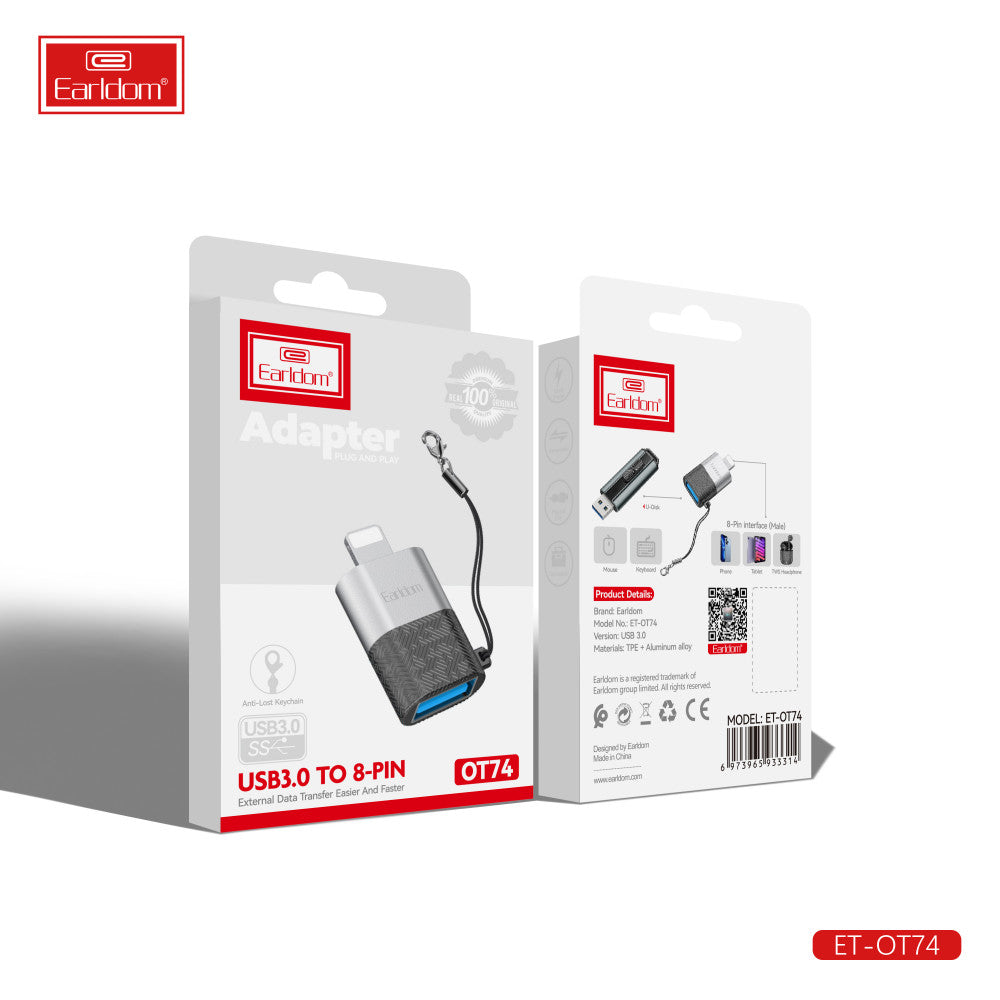 USB 3.0 to Lightning Adapter OTG Earldom ET-OT74