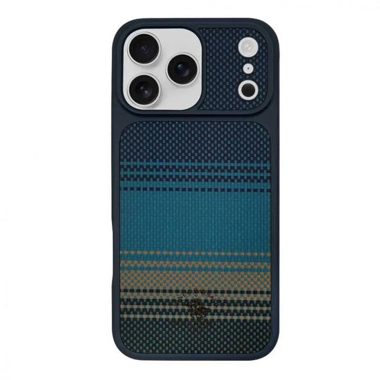 Накладка Чехлы Polo Kyle Leather Case with Magsafe iPhone 17 Pro Max — Navy Blue