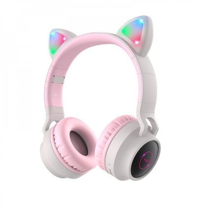 Bluetooth headphones – Hoco W27 Cat ear – Gray