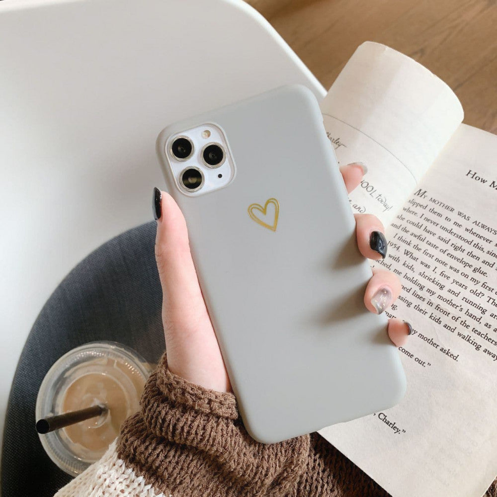 Ultra-thin soft heart-shaped pattern TPU Case  iPhone 13 Pro Max 6.7" 