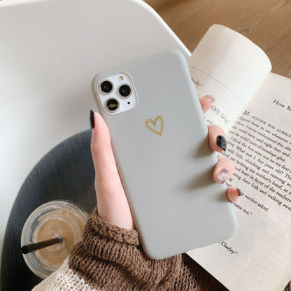 Ultra-thin soft heart-shaped pattern TPU Case  iPhone 13 Pro Max 6.7" 
