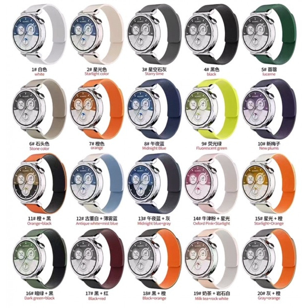 Ремінець Magic Silicon — Універсальний 18 mm — Gray&Orange