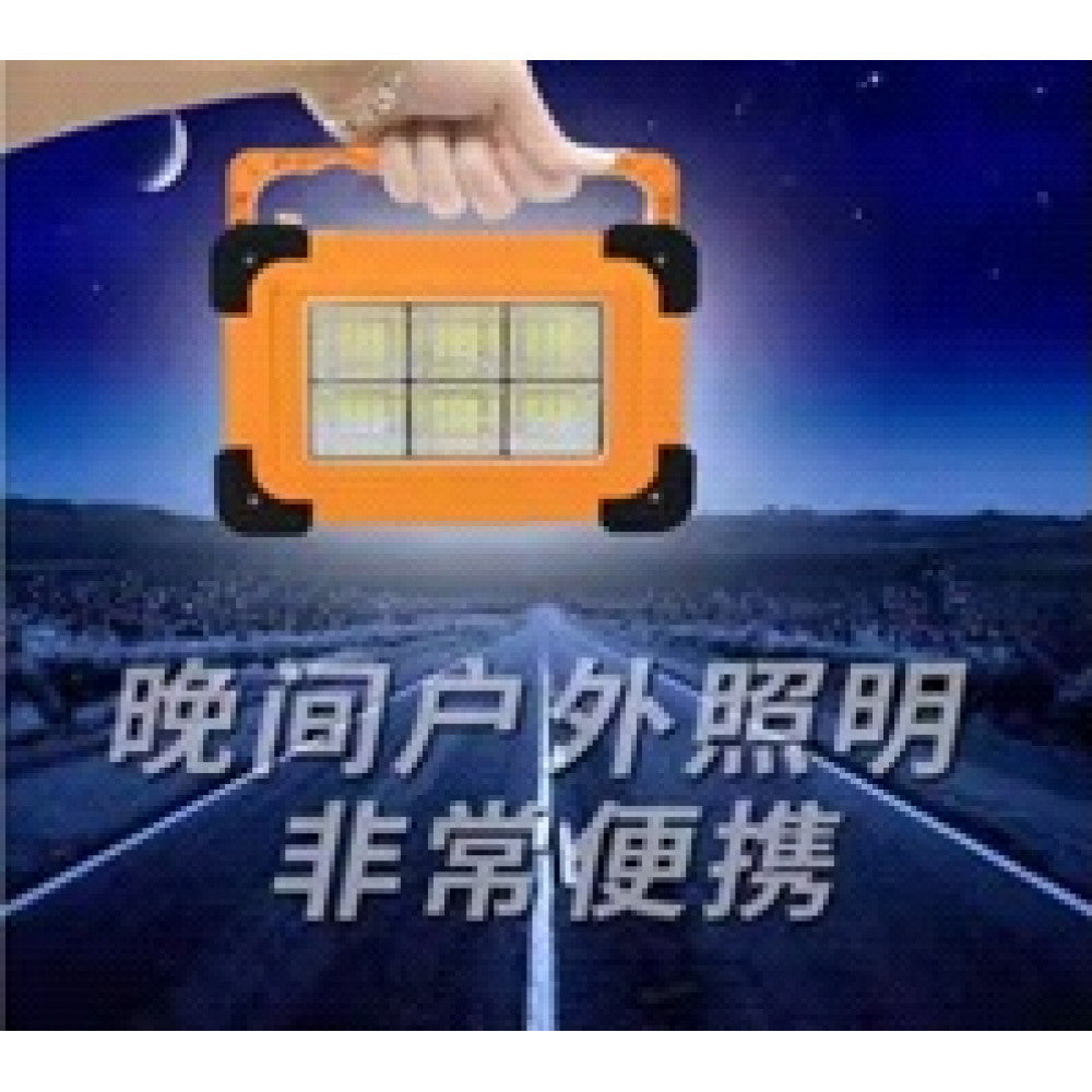 LED Floodlight with Battery 6000 mah LED Charging Working Lamp