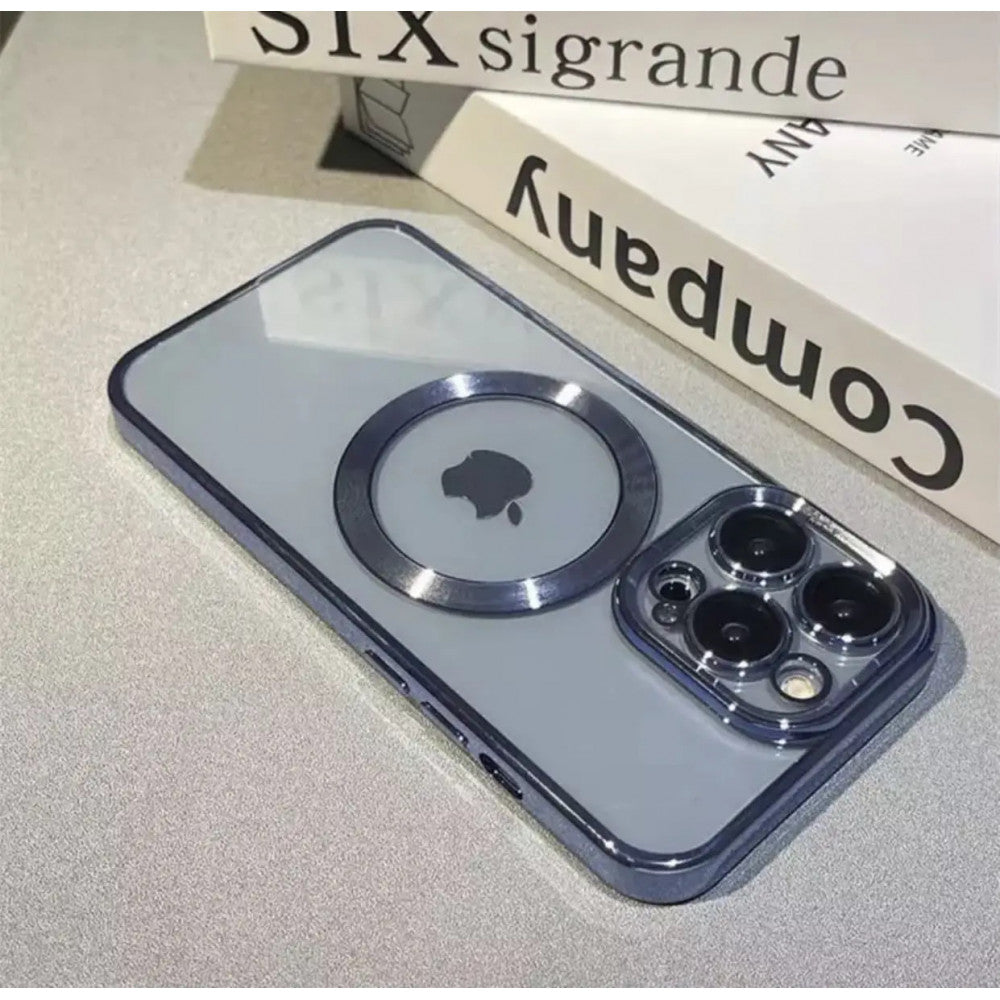 Electroplate Case With Magsafe iPhone 15 Pro - Gray