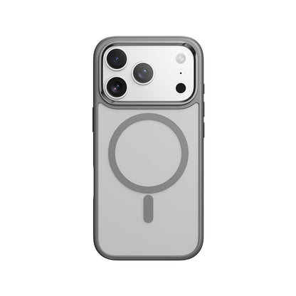 Rock Guard Metal Lens Frame Series TPU Case with Magsafe iPhone 17 Pro — Gray