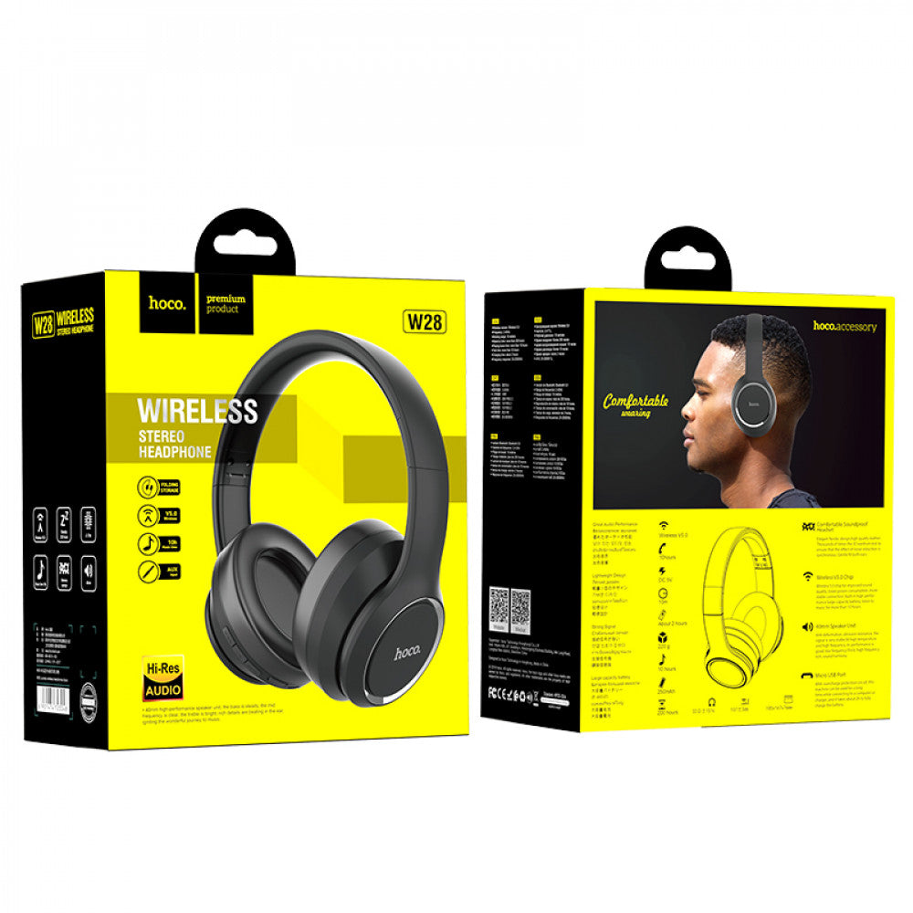 Bluetooth headphones Hoco W28 Journey – Black