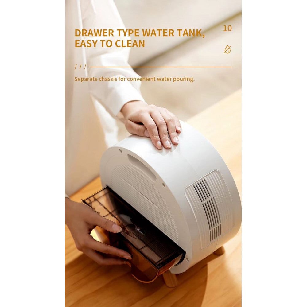 Портативный мини вентилятор WT-D8  — White