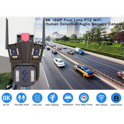 Security PTZ Wi-Fi IP Camera with Three Lenses Wonsdar PW12-5K 3.6-6mm. IPC360 Home