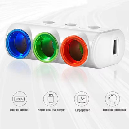 Cigarette Lighter Splitter 3S 2.1A 2U 638