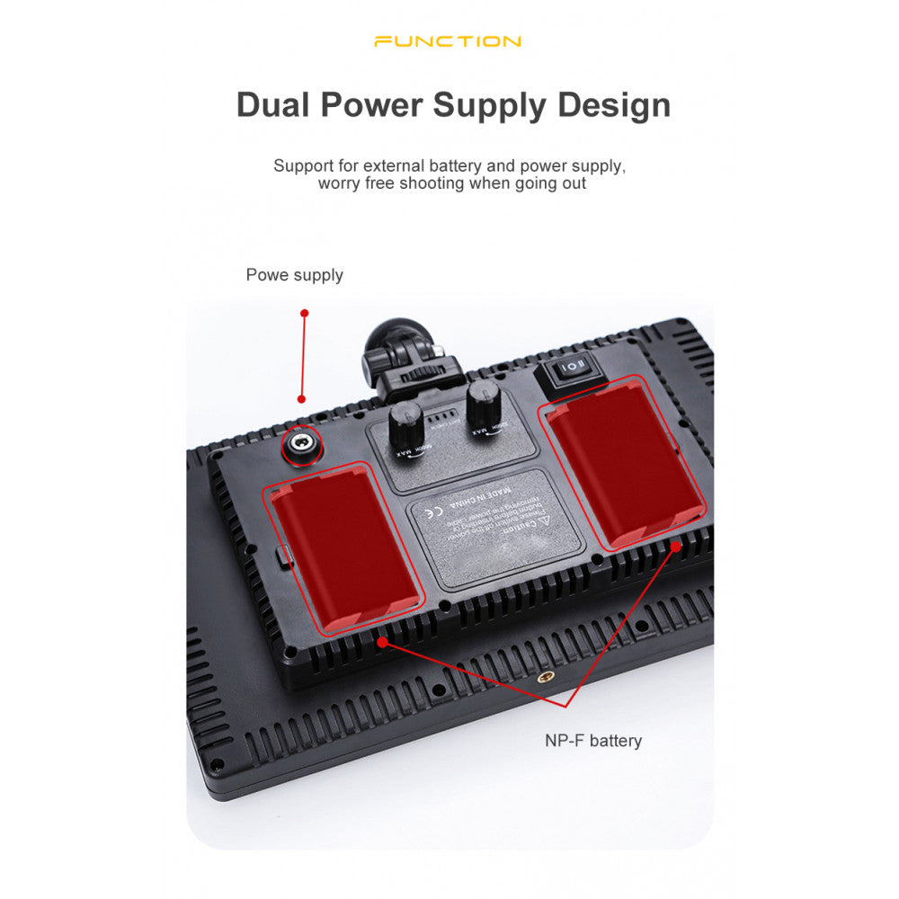 Лампа видеосвет LED Pro 800 RGB I panel light I 2 battery(4400mAh) I charger I carry bag I Remote