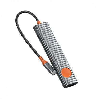 USB-концентратор WiWU Travelling Wi-HB007, USB-C, 7 портов USB.