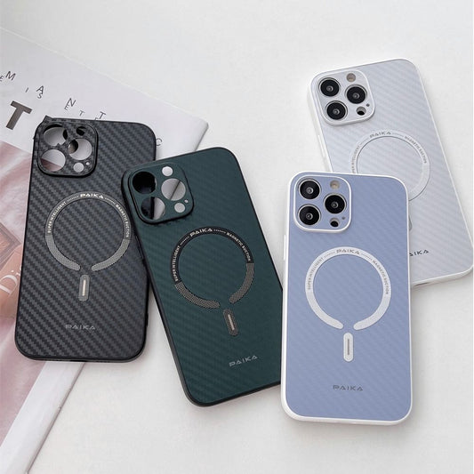 Cover Cases Carbon case with magsafe iPhone 14 Plus — Black