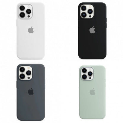 Cover Cases Original Silicone Case Full Size iPhone 16 Plus - Black (18)