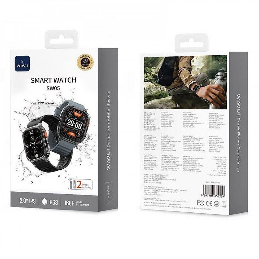 Wiwu SW05 Smart watch  — Silver