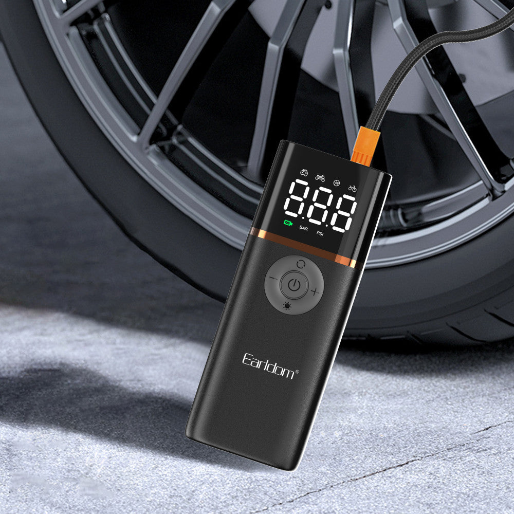 Car pump compressor Earldom ET-V4 Car Air Pump Black