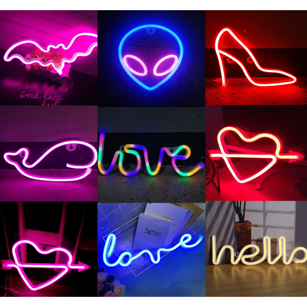 Neon Sign Night Light - Alien