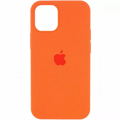 Original Silicone Case Full Size iPhone 14 Pro Max 6.7" — Hermes Orange (81)