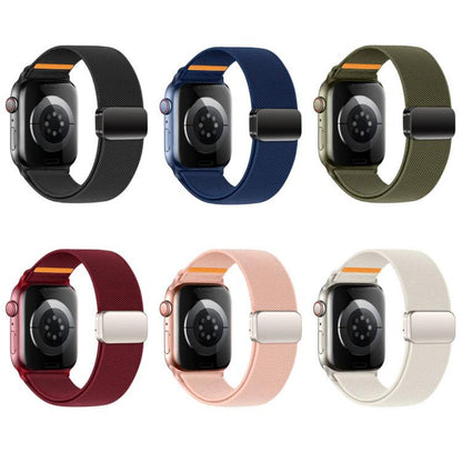 Ремінець Striped Magnetic Buckle Strap Apple Watch 38 mm 40 mm 41 mm — Smoky purple