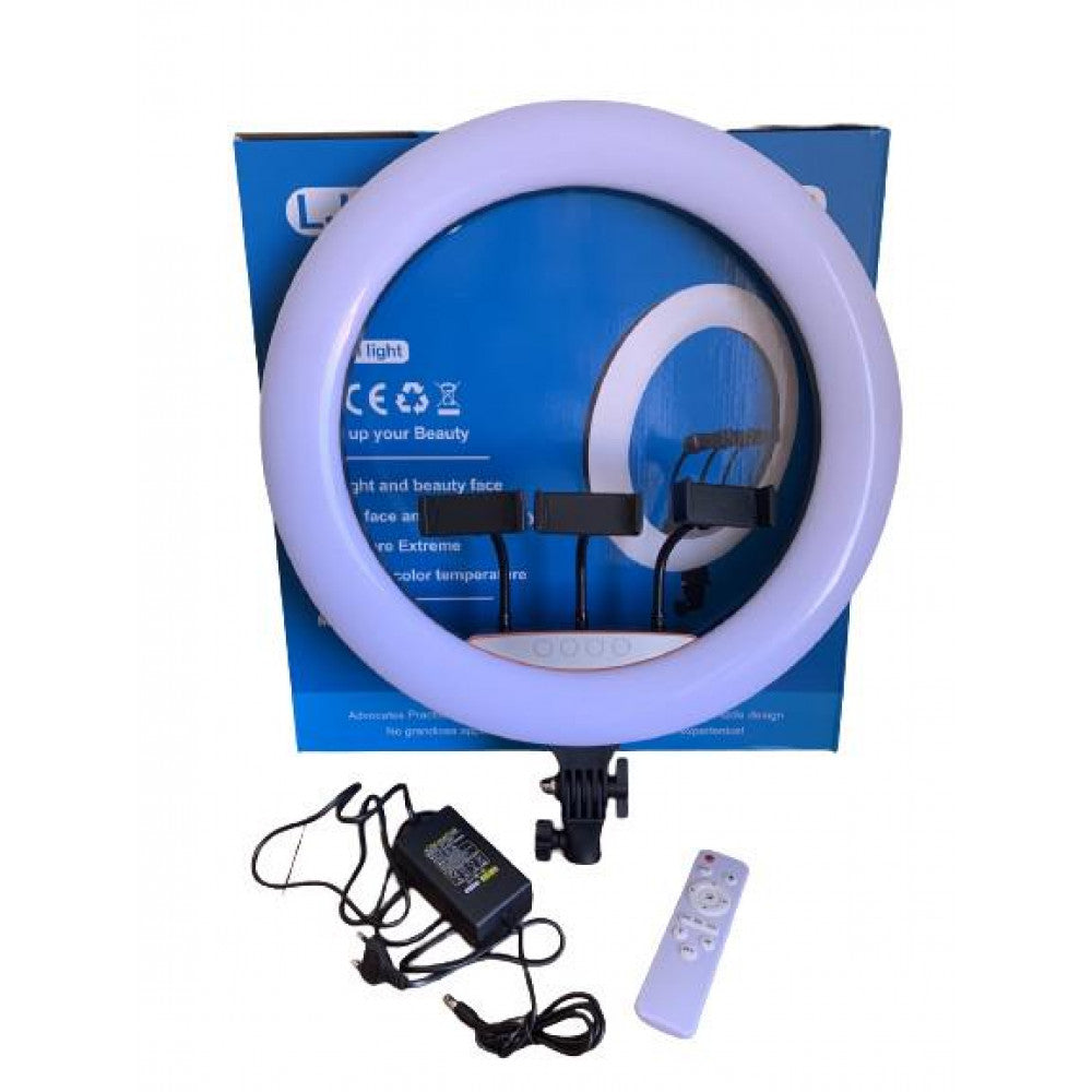 LED Ring Light (45 cm) 256 Lights Touch Switch LJJ-45