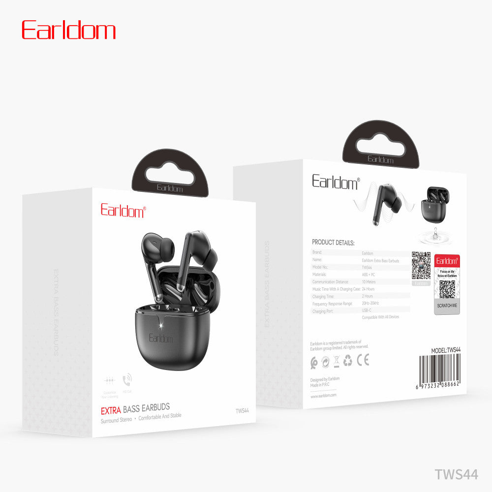 Bluetooth гарнітура TWS AirPods Earldom TWS44