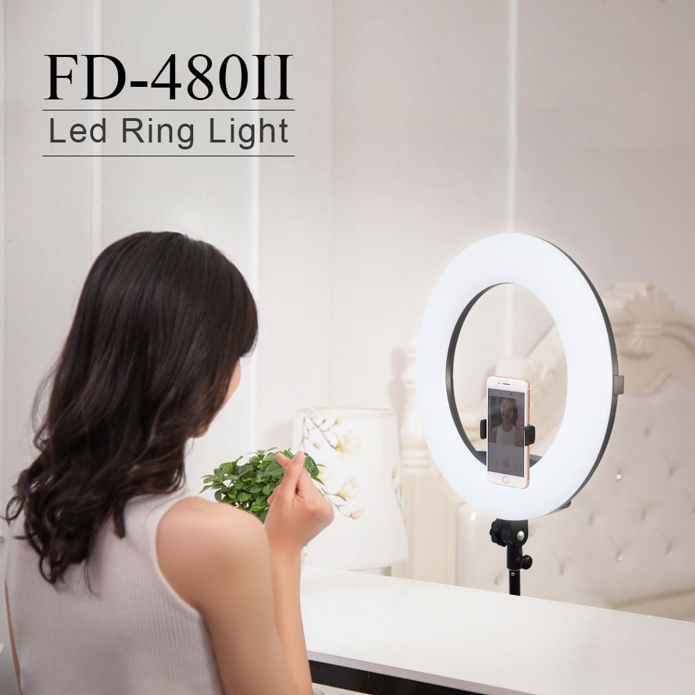 Ring Lamp LED Veron FD-480 II LSD 96W White with Mirror