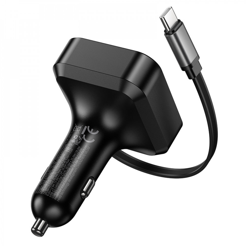 Car Charger | 60W | PD | USB QC3.0 | USB-C | — Hoco NZ18