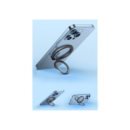 Foldable Metal Ring Stand – Baseus (SUCH0000) Halo Series ( Single-ring – SUCH000013 Gray