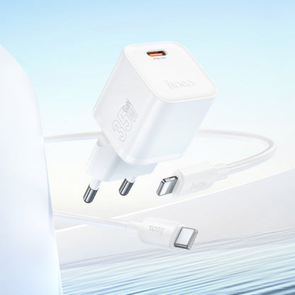 Home Charger 35W PD C to Lightning Cable (1m) Hoco N66 — White