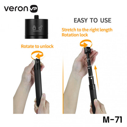Extension for tripod/tripod/monopod 0.71m Veron M-71