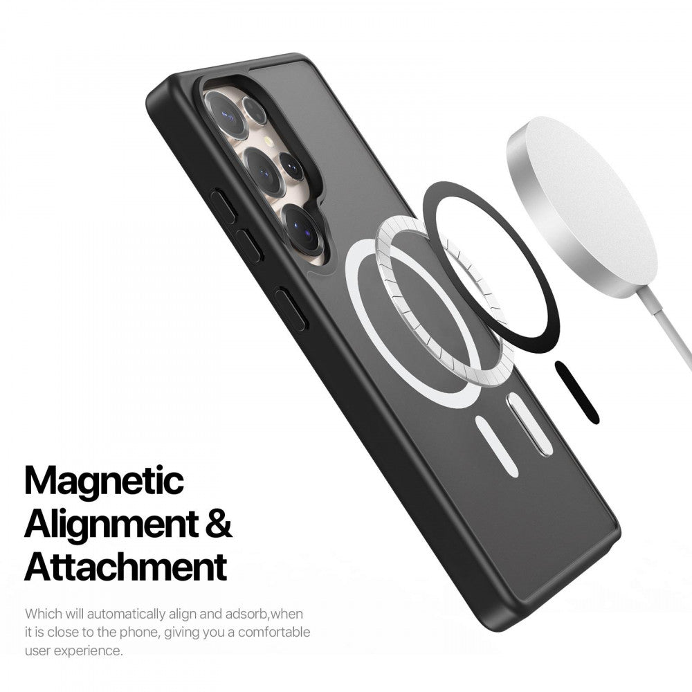 Накладка Чехлы Yind Case With Magsafe — Samsung S25 Ultra — Black