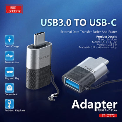Adapter OTG USB C To USB – Earldom ET-OT72