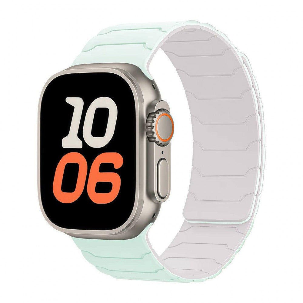 Ремінець Armor Magnetic Band — Apple Watch 38 mm | 40 mm | 41 mm — Peppermint Green&Starlight