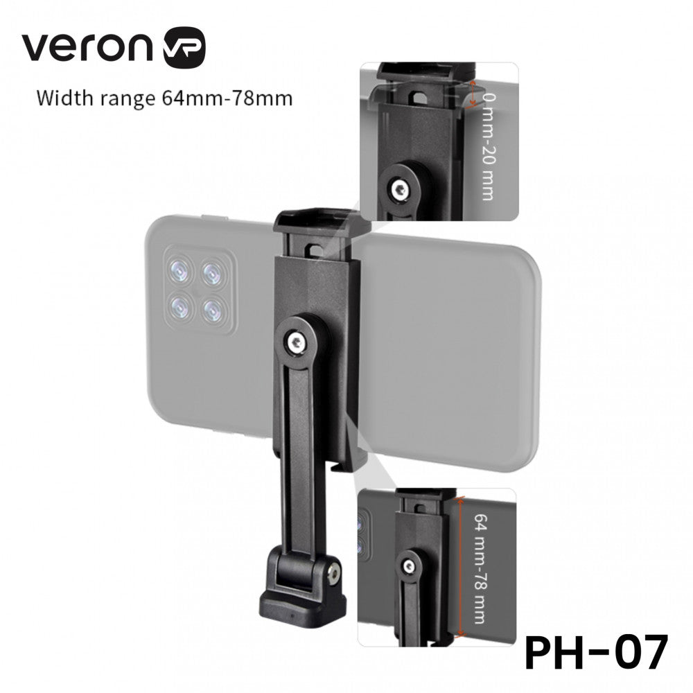 Multifunctional holder-clamp PH-07 for phone