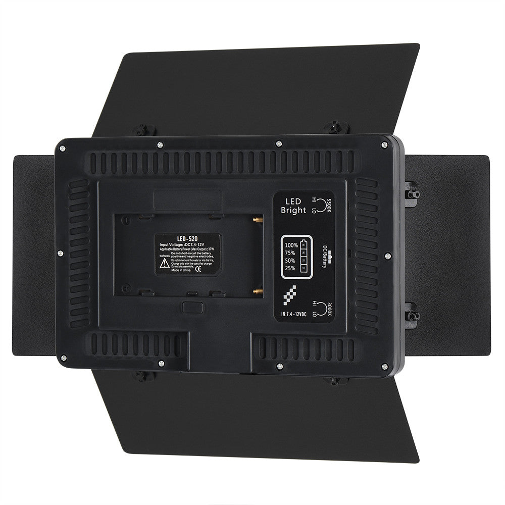 Video light lamp PRO LED-520 37W LED 520pcs color 3200k-6500K