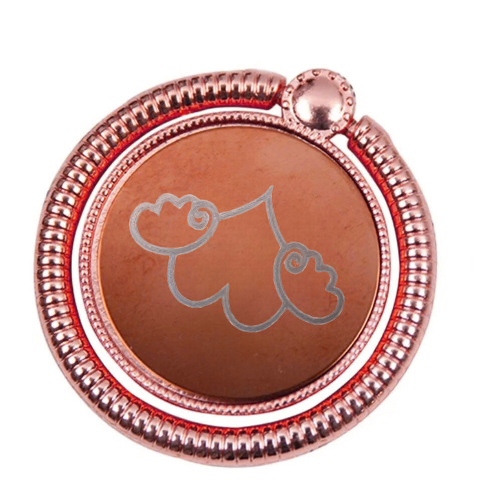 Кольцо держатель « Graving » — Rose Gold