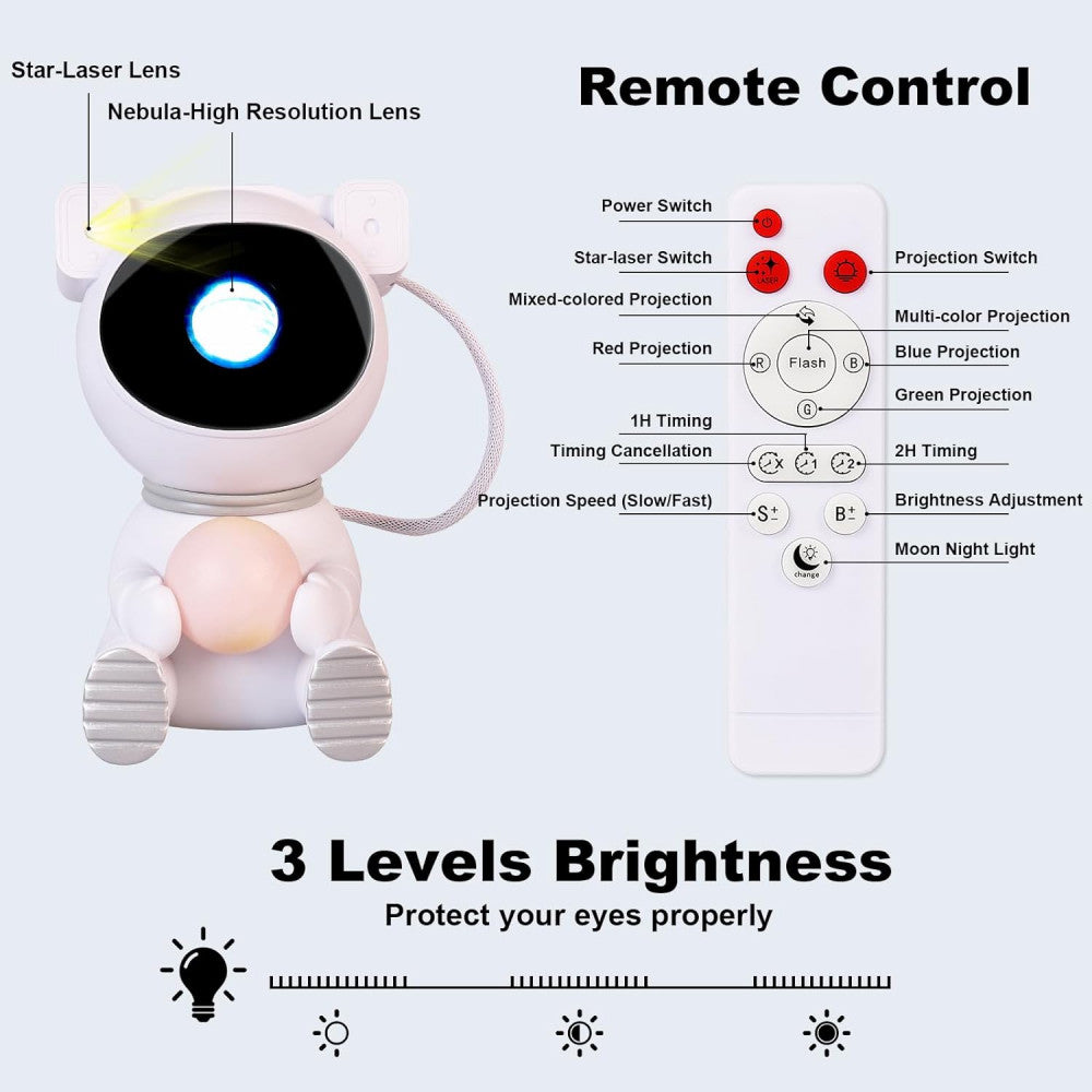 Night Light Projector - Astronaut Star Lightr — K970
