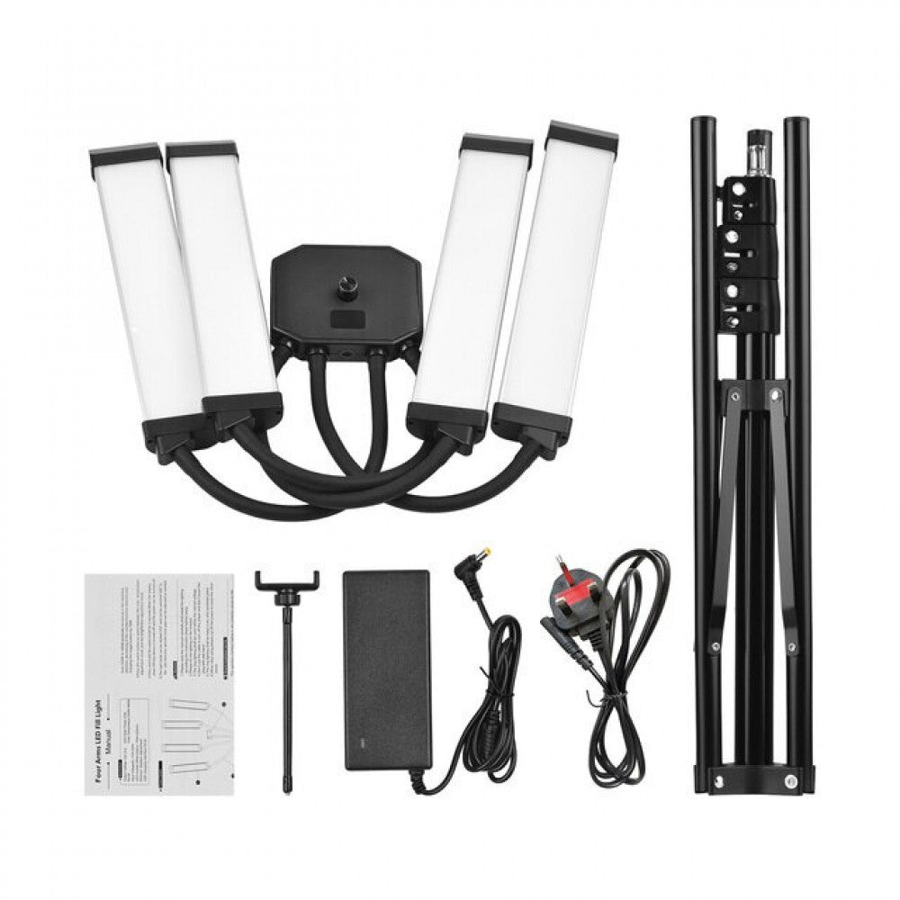 LED lamp HD-65X 448 pcs 3200K-5600K + holder