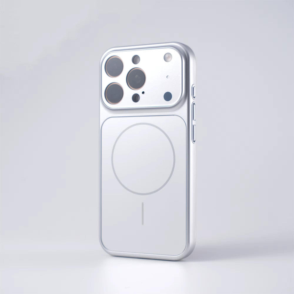 AG Glass Case With MagSafe — iPhone 16 Pro Max — Silver