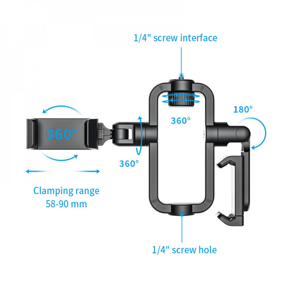 Universal adapter for mounting 2 phones, camera, camera, GoPro VC-20