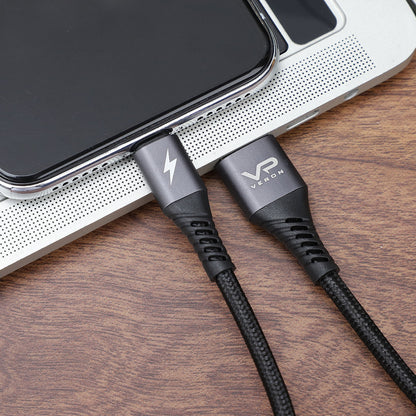 Lightning cable 2.4A (0.25m) Veron NL09 Nylon