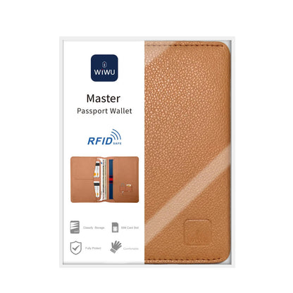 Сумка Wiwu Master Passport Wallet — Brown