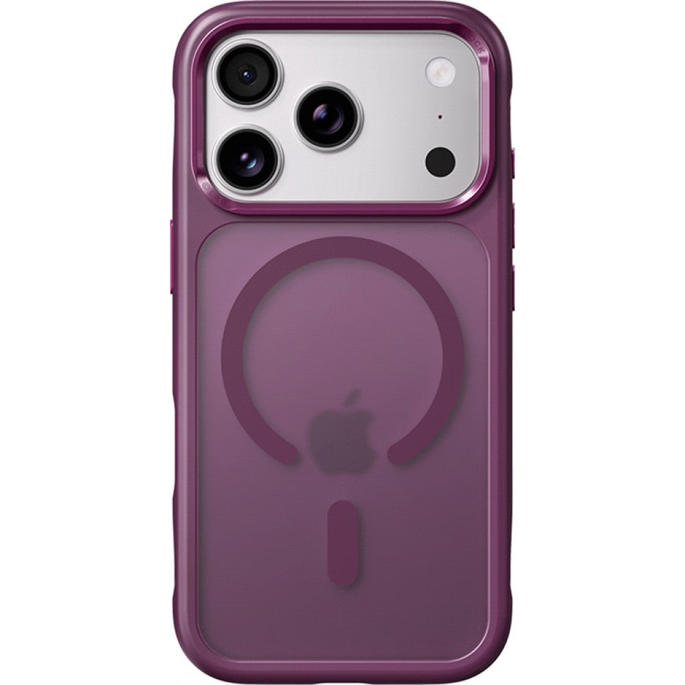 Магнитная защита чехол Rock Guard Touch (металлический Lens Frame) — iPhone 18 Pro — White