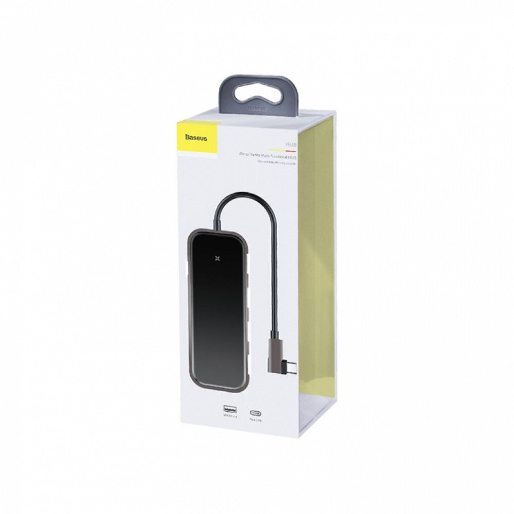 HUB USB C Baseus(CAHUB-EZ0G) Multi-functional HUB (Type-C to 4xUSB3.0+PD) – CAHUB-EZ0G Gray