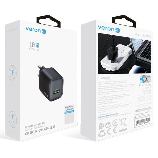 Home Charger | 18W | 1U - Veron VR-C15Q