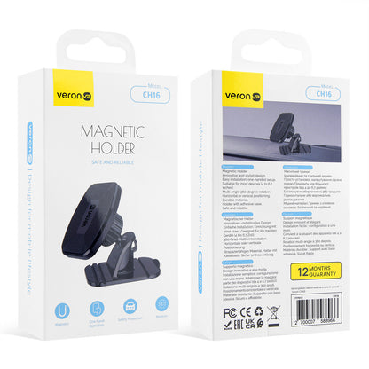 Magnetic car holder with adhesive base — Veron CH16